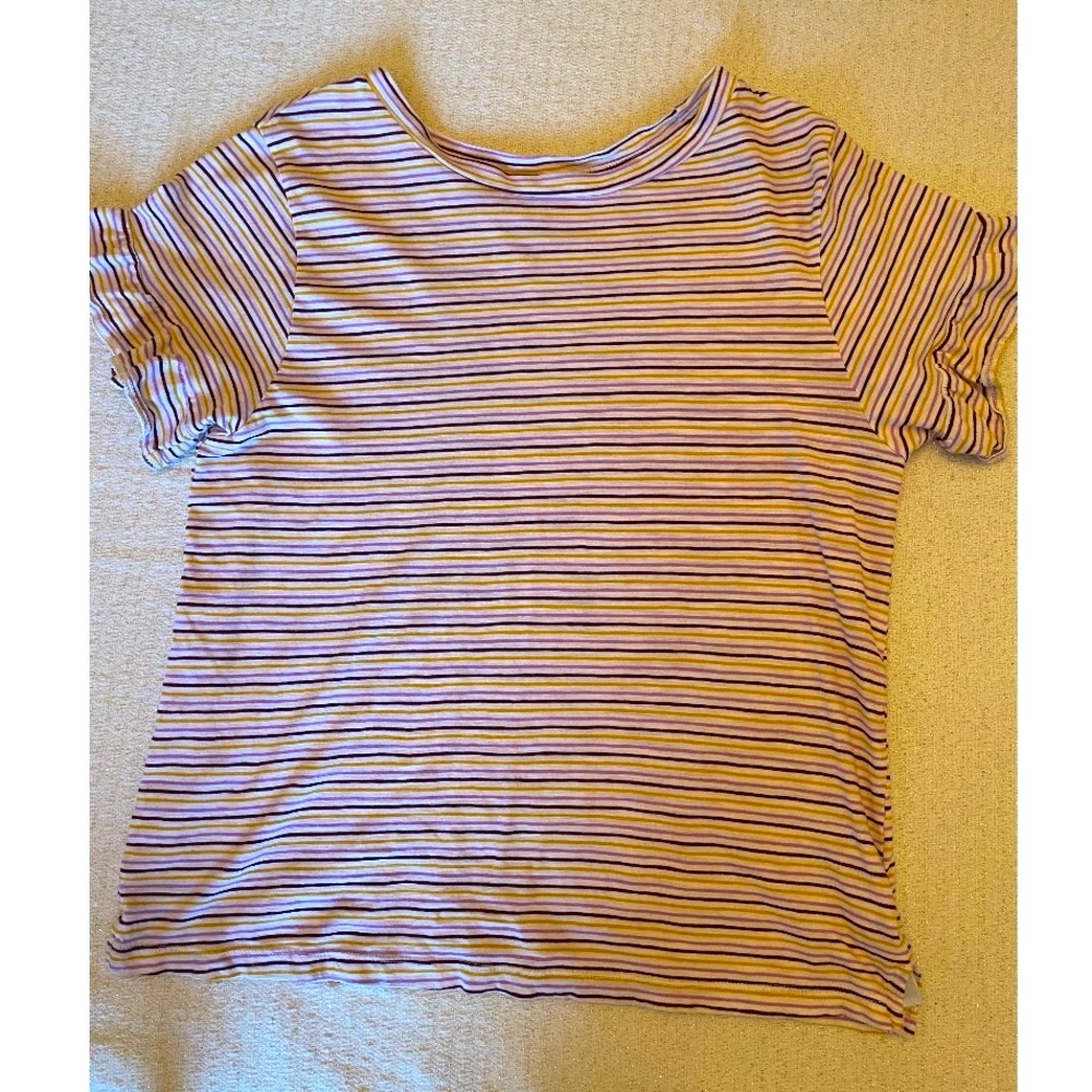 Old Navy top; extra small; striped shirt